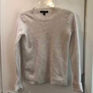 White gray sweater